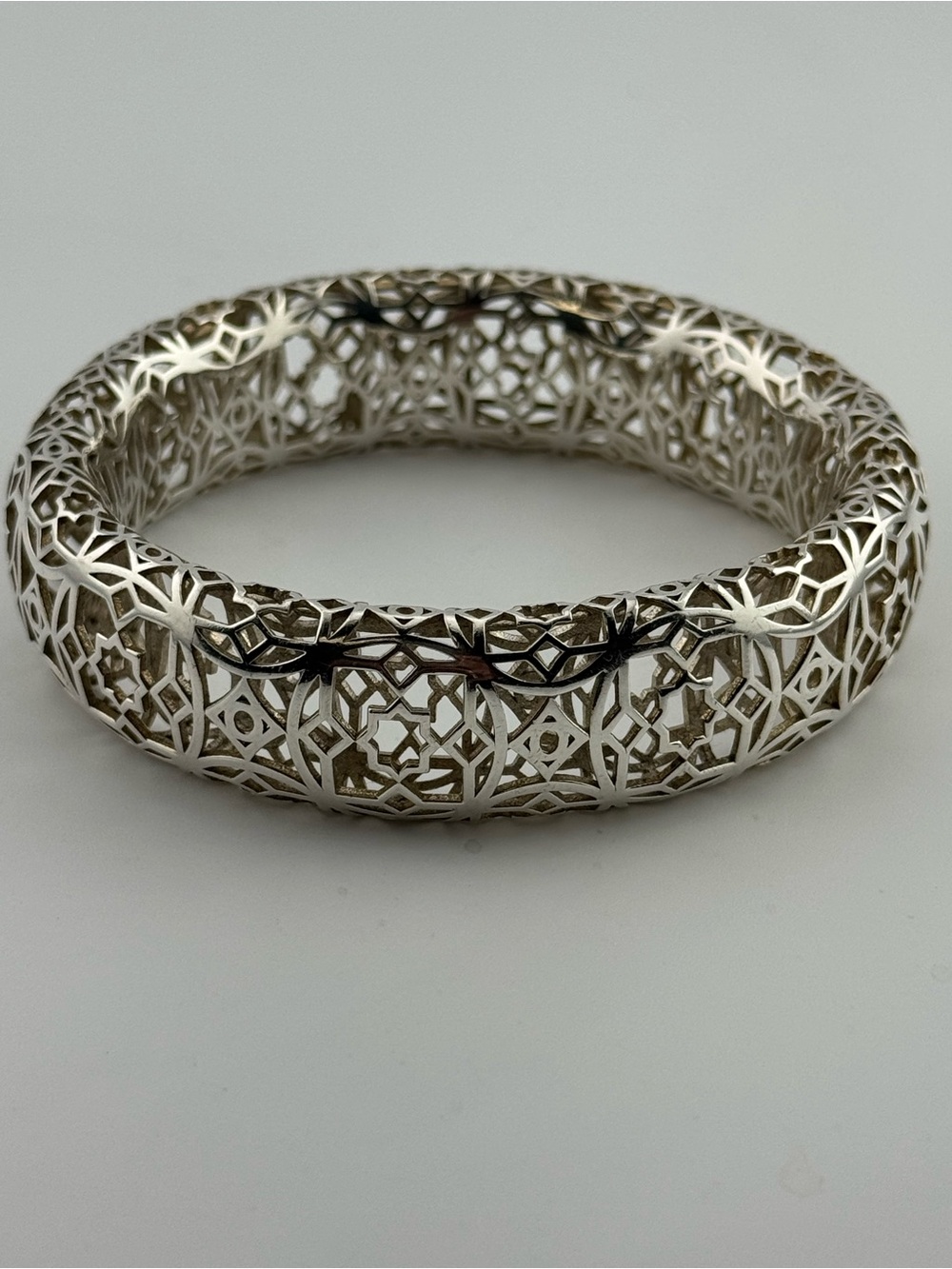 Tiffany and Co. Paloma Picasso Marrakesh Sterling Silver Bangle